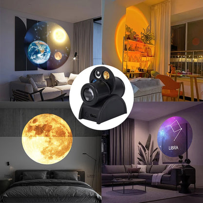 Moon and Planet Projector Lamp - Bring the Universe into Your Room