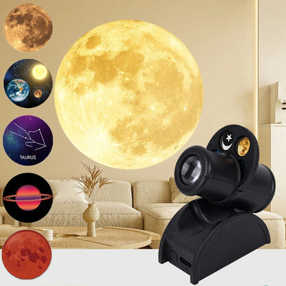 Moon and Planet Projector Lamp - Bring the Universe into Your Room