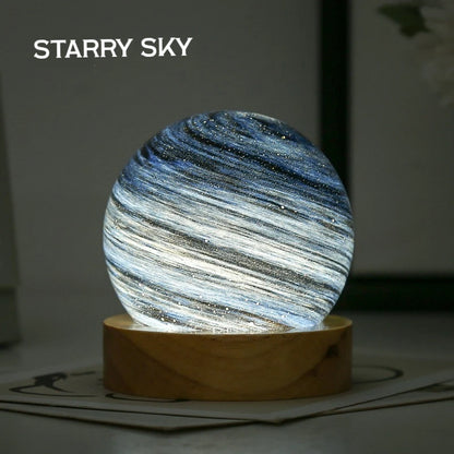 Lampada Sferica 3D - Porta la Magia della Luna nella Tua Stanza 🌌